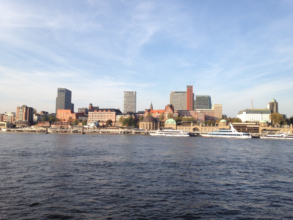 Hamburgo y el rio Elbe