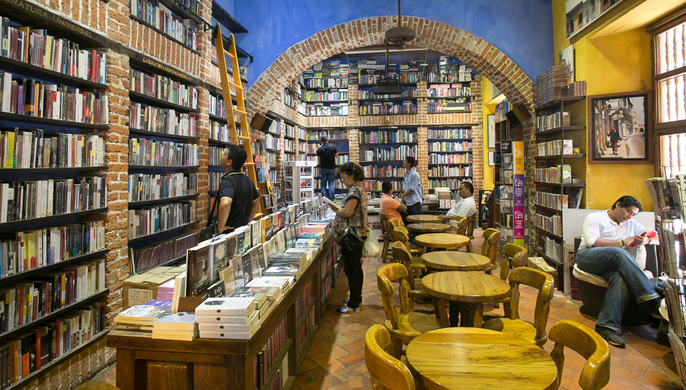 Detalles de la librería Ábaco, en Cartagena